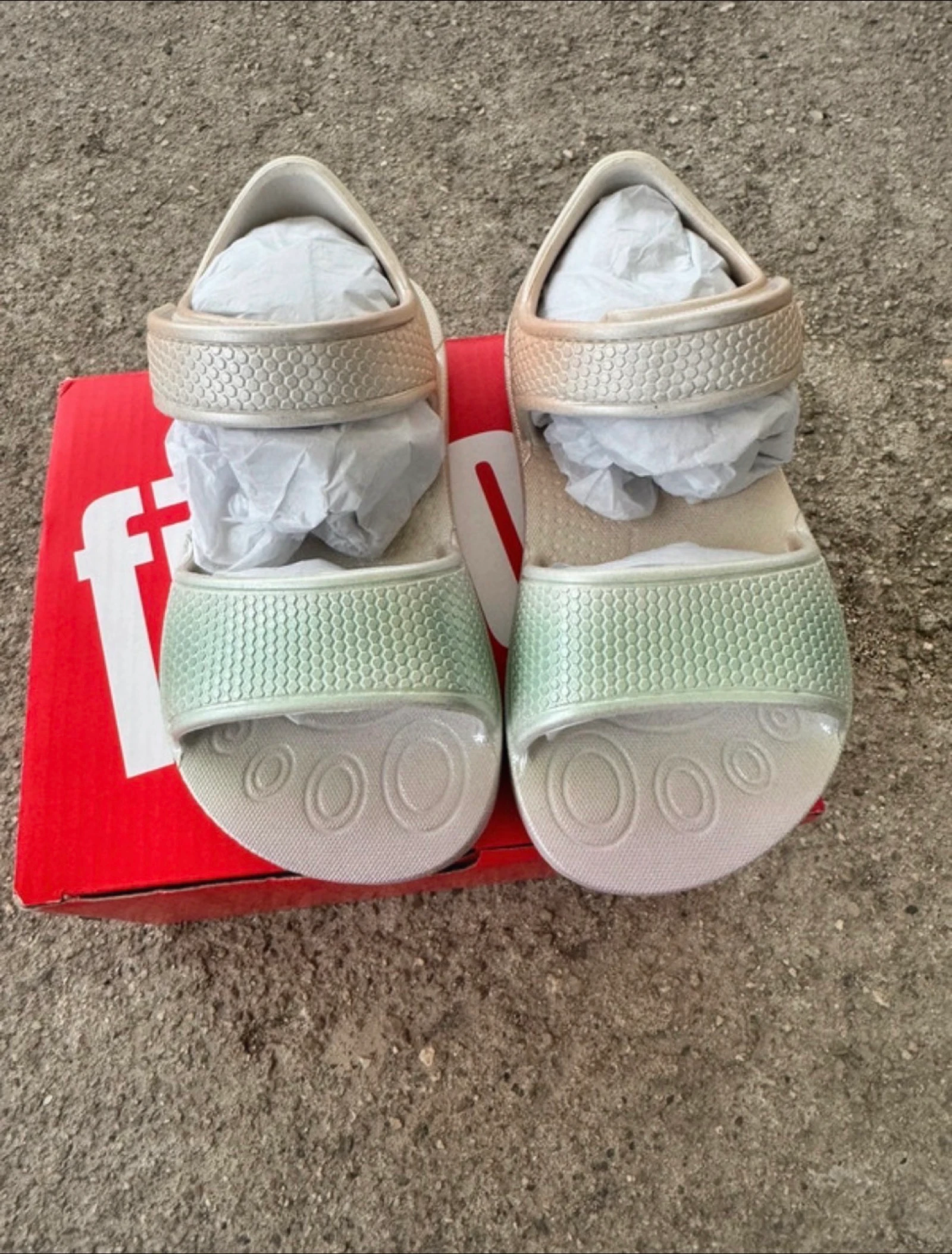 Sandálias FitFlop Criança IQushion Iridescent – Novas com Etiqueta – Tam. 25